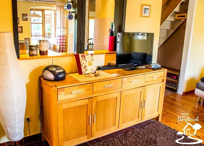 公寓 Haus Am Dorfteich Fehmarn